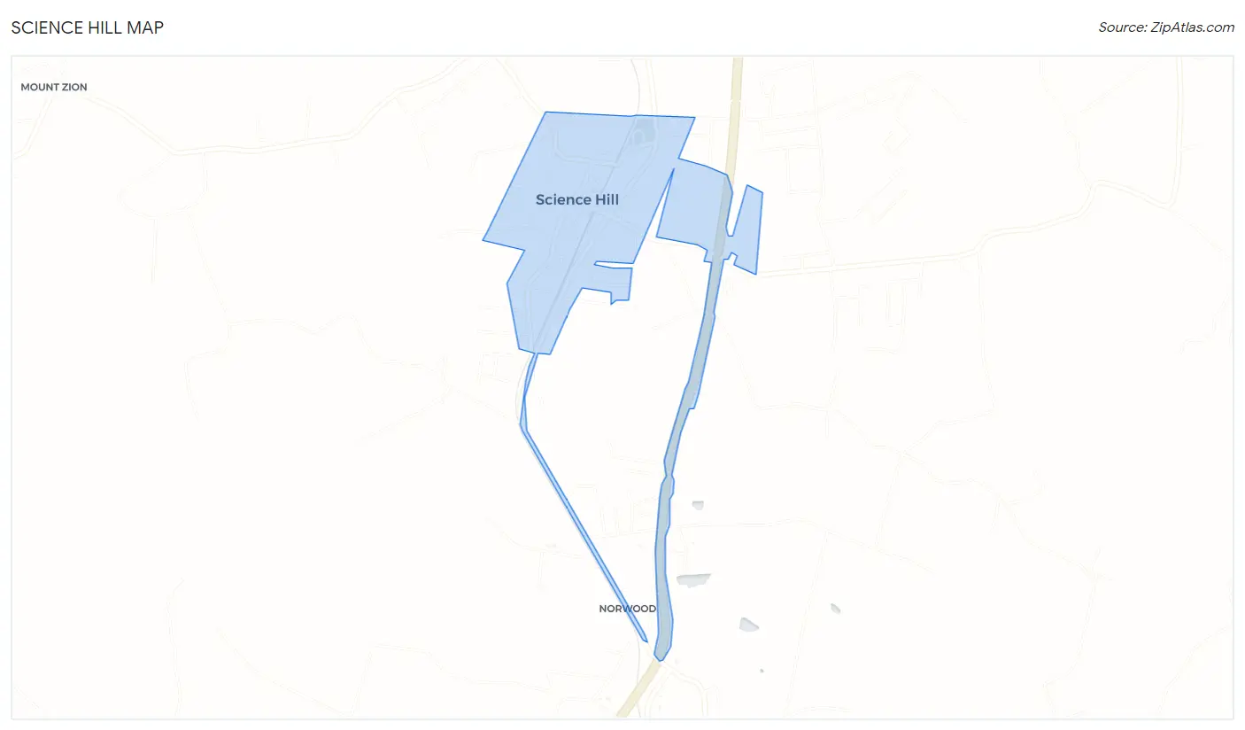 Science Hill Map