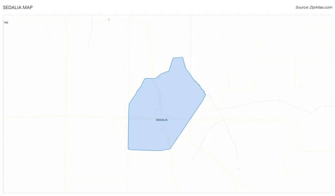 Sedalia Map
