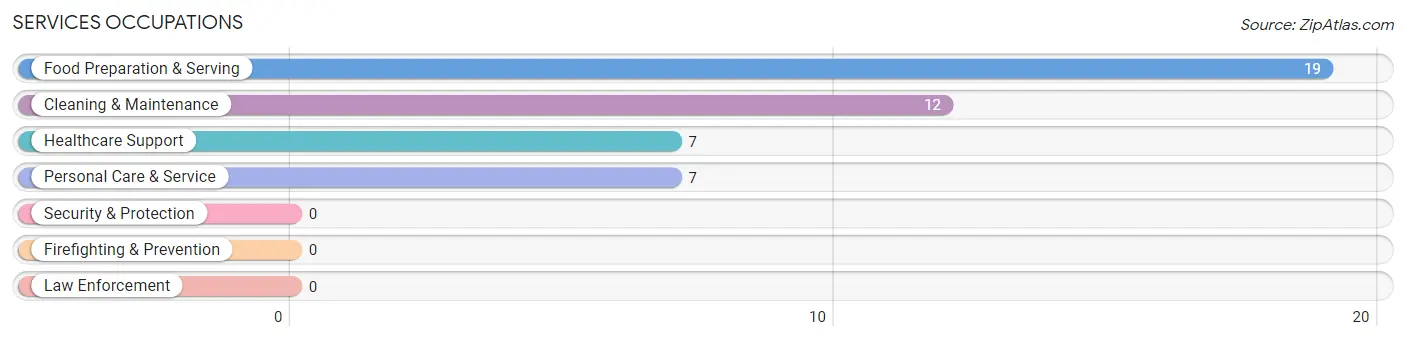 Services Occupations in South Shore