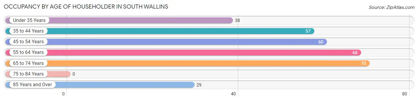 Occupancy by Age of Householder in South Wallins
