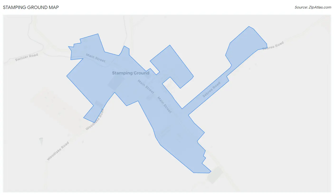 Stamping Ground Map