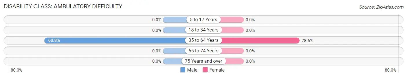 Disability in Stearns: <span>Ambulatory Difficulty</span>