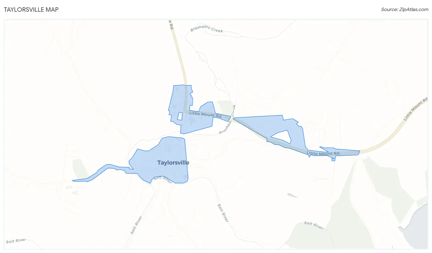 Taylorsville Map