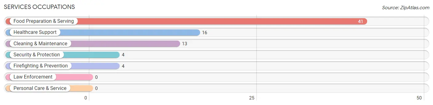 Services Occupations in Taylorsville