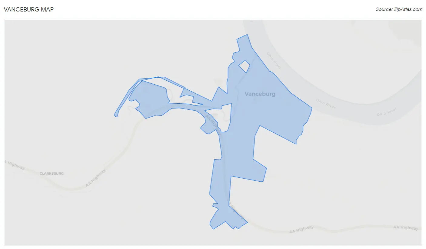 Vanceburg Map