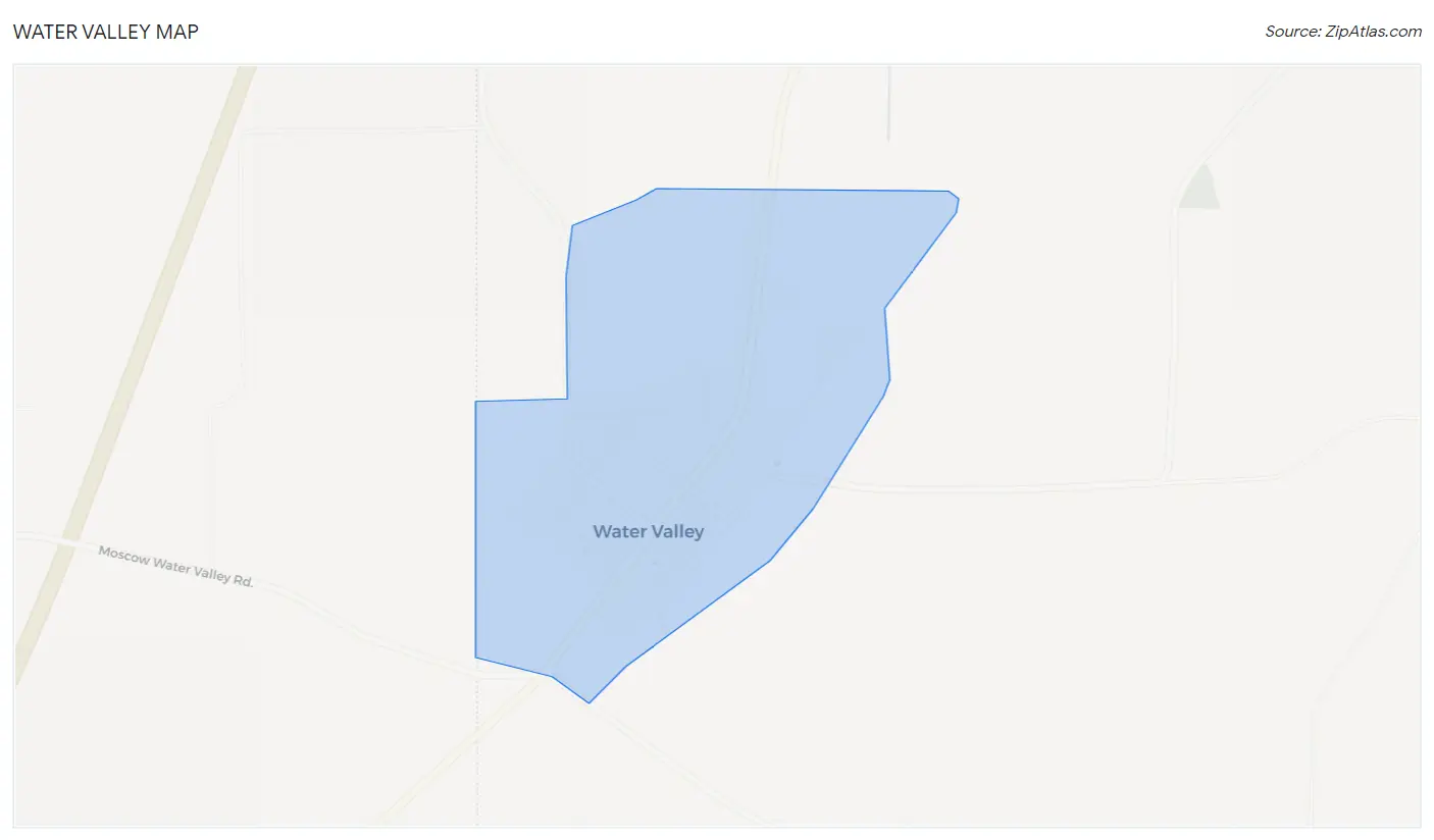Water Valley Map