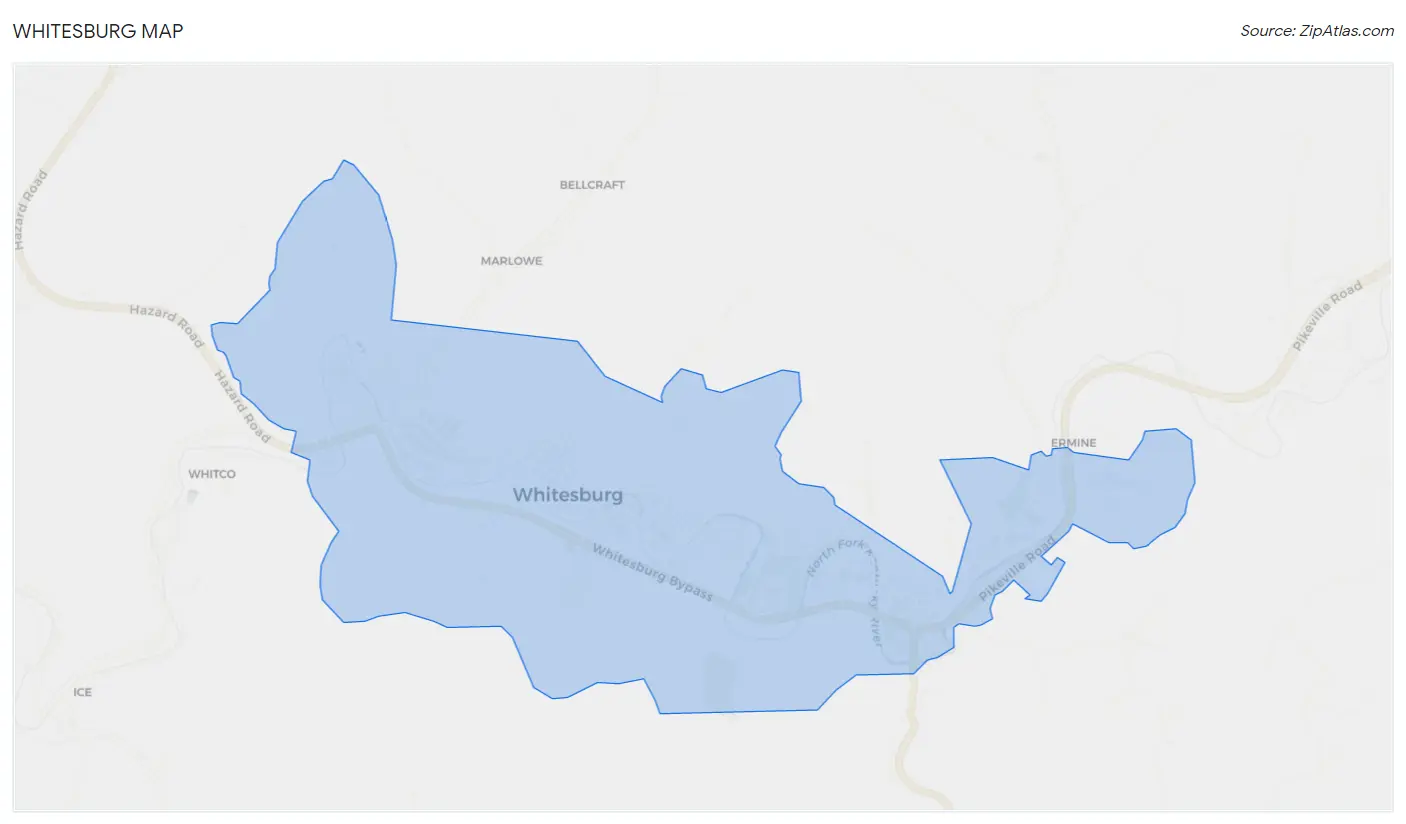 Whitesburg Map