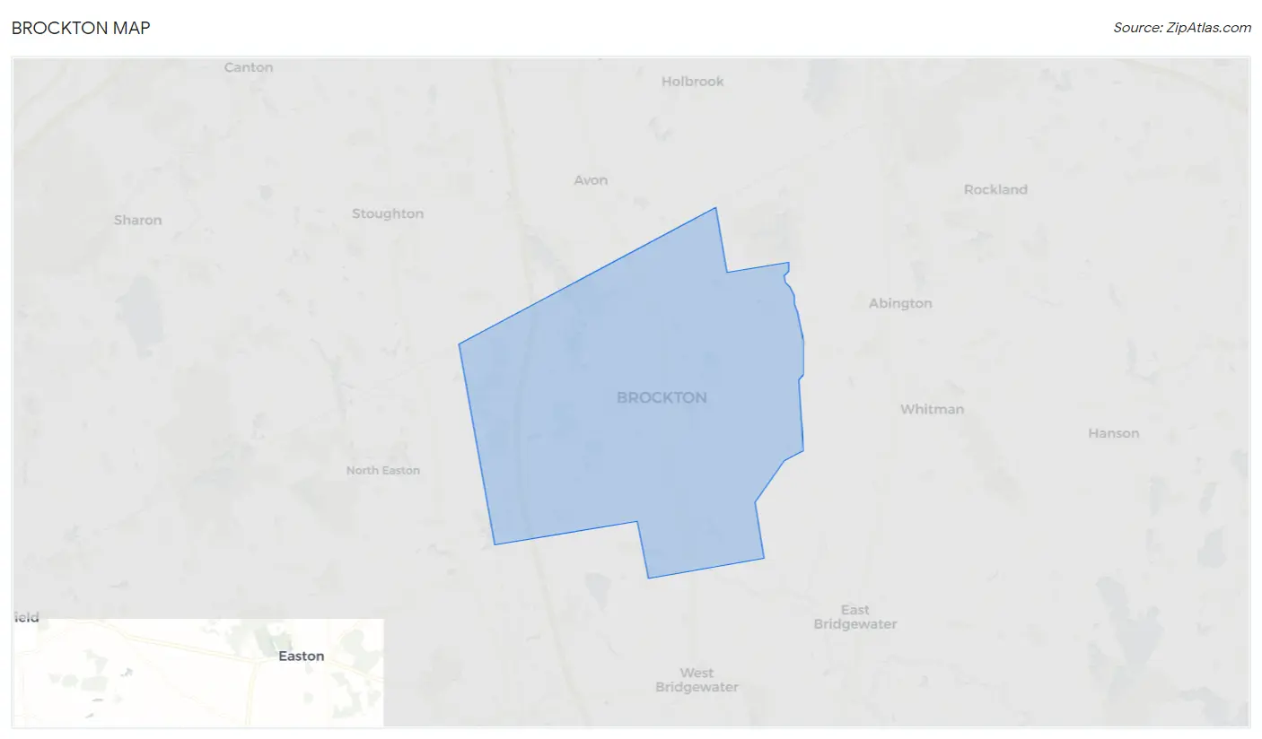 Brockton, MA 2023 Zip Atlas