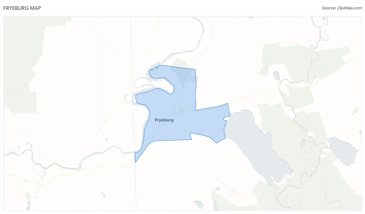 Fryeburg Map