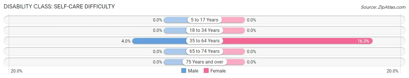 Disability in Livermore Falls: <span>Self-Care Difficulty</span>
