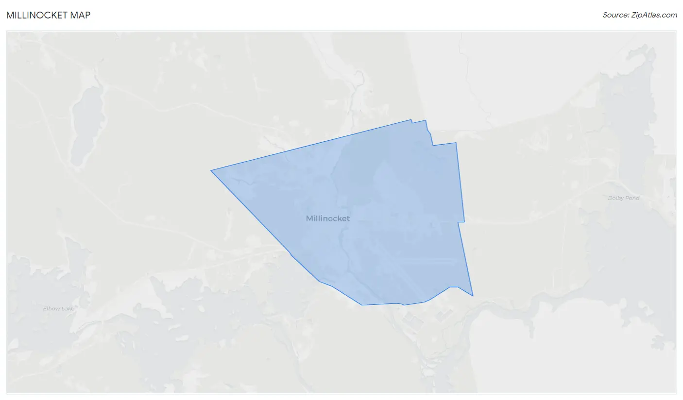 Millinocket Map