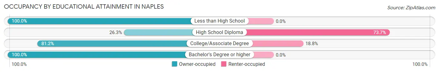 Occupancy by Educational Attainment in Naples