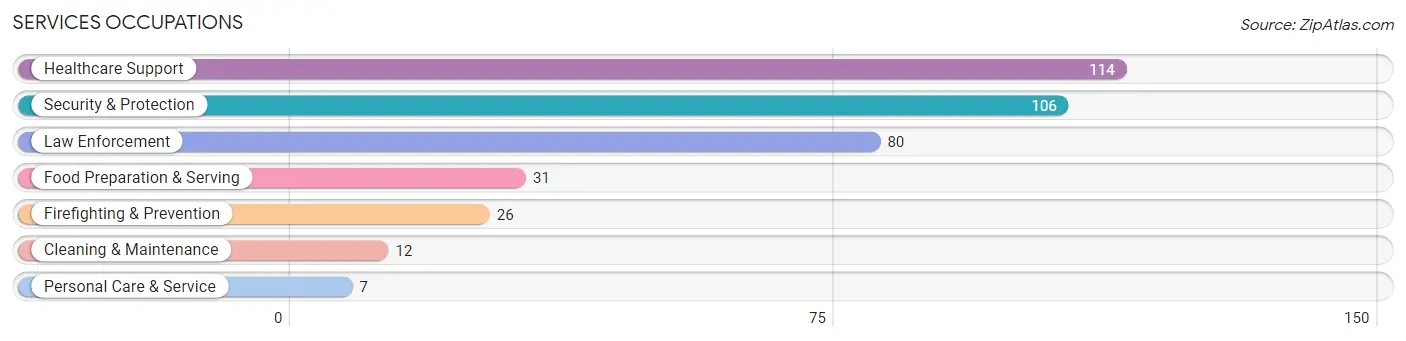 Services Occupations in Newport