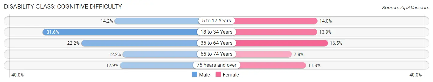 Disability in Norway: <span>Cognitive Difficulty</span>