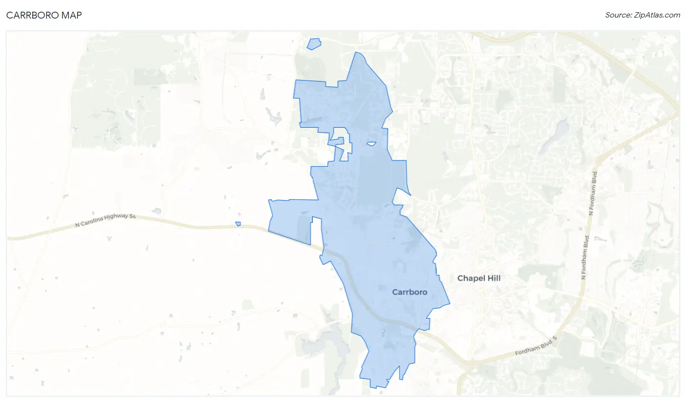 Carrboro, NC 2023 Zip Atlas
