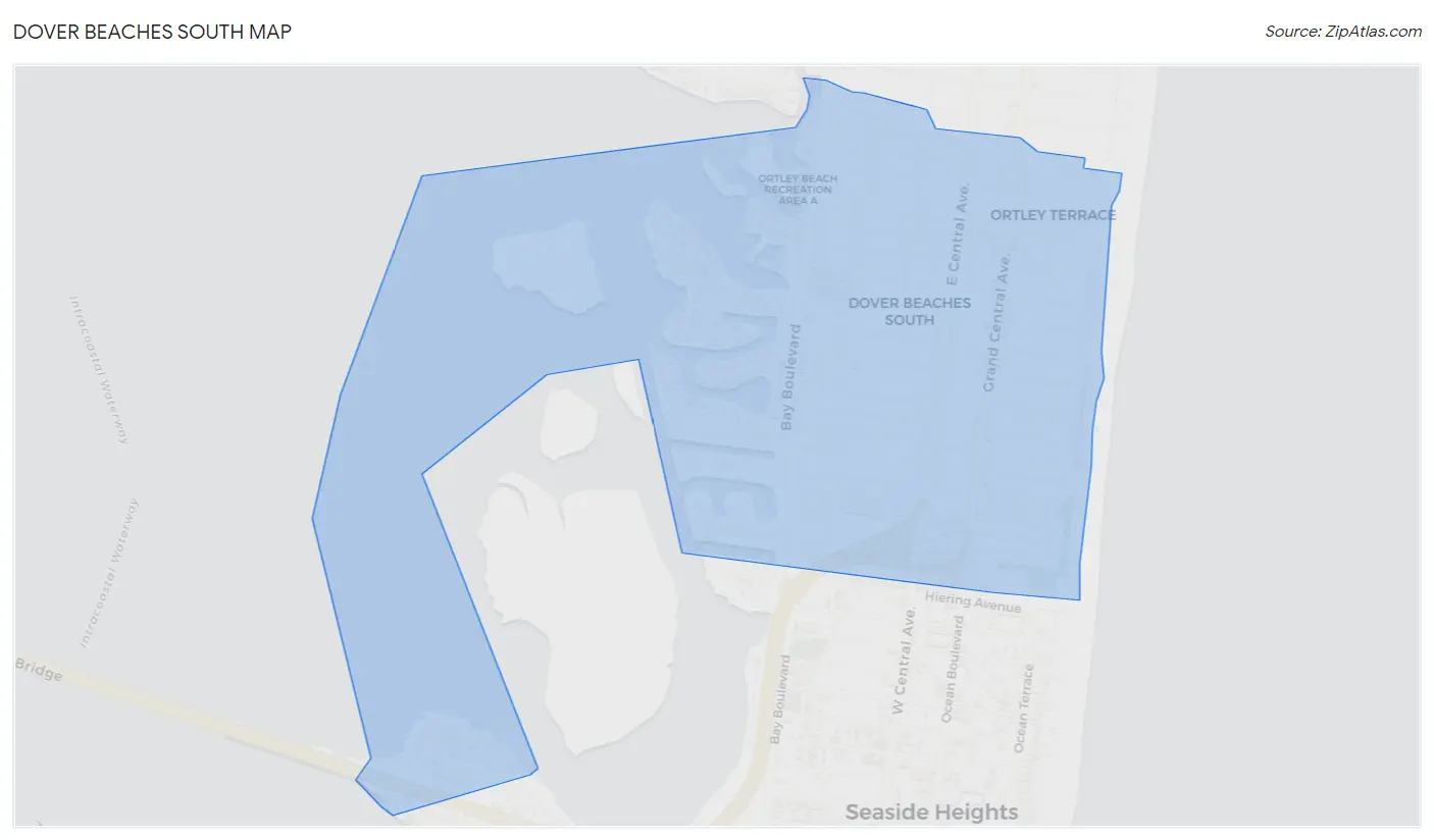 Dover Beaches South, NJ Zip Codes Map & Profile 2023 Zip Atlas