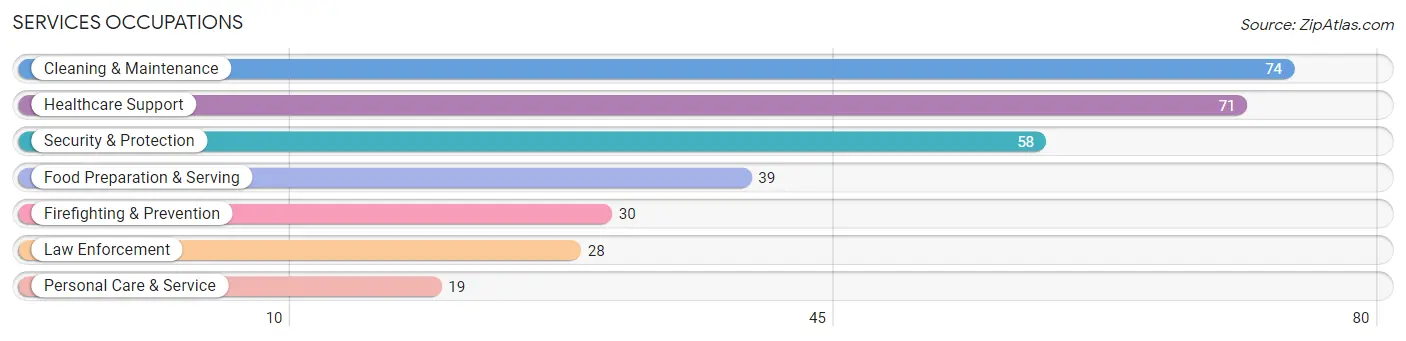Services Occupations in Sabana Hoyos