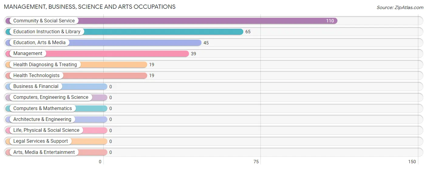 Management, Business, Science and Arts Occupations in Villalba