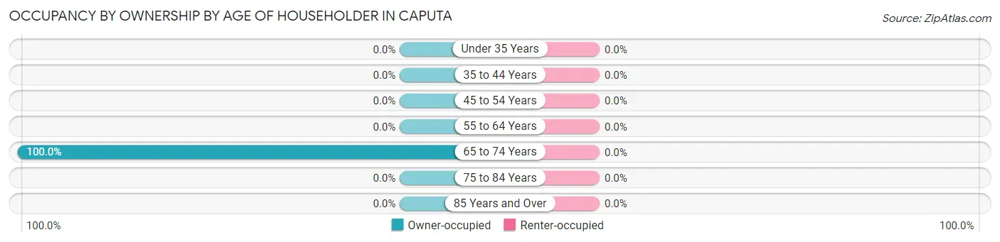 Occupancy by Ownership by Age of Householder in Caputa