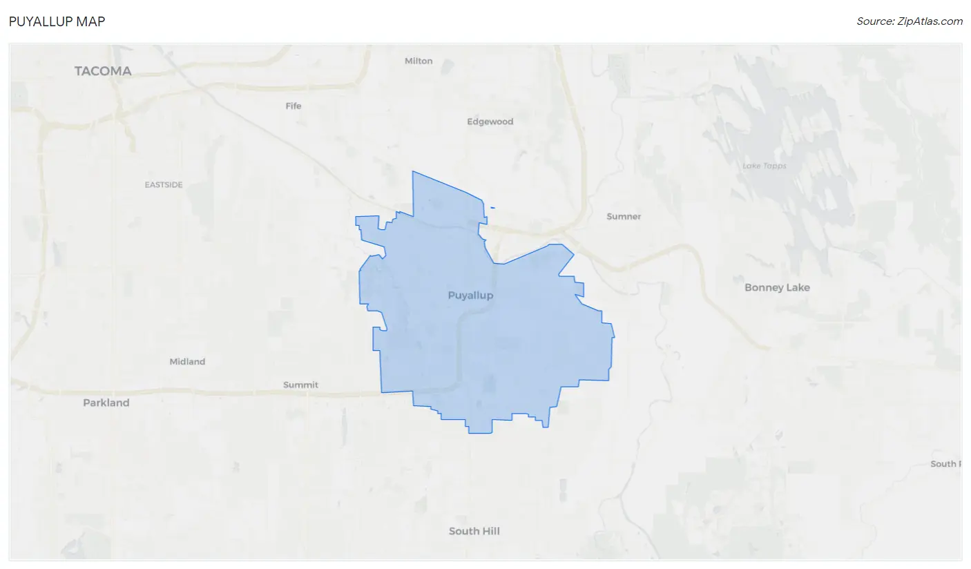 Puyallup Map
