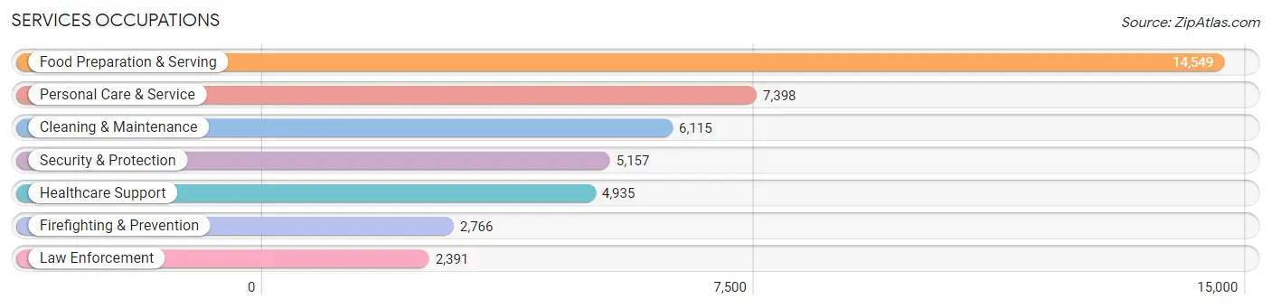Services Occupations in Virginia Beach City