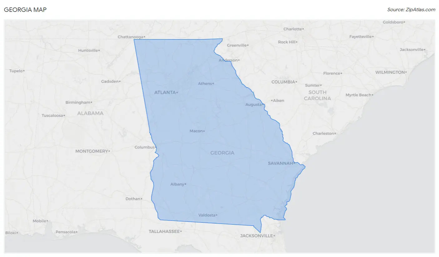 Georgia Map