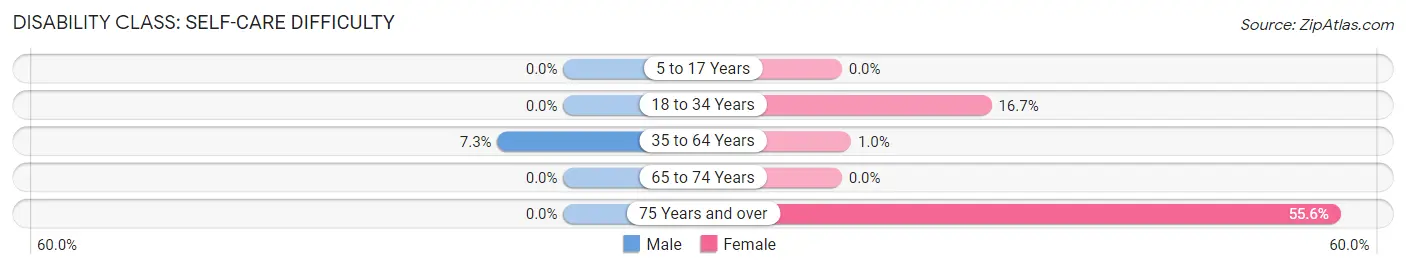 Disability in Zip Code 04047: <span>Self-Care Difficulty</span>