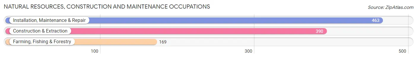 Natural Resources, Construction and Maintenance Occupations in Zip Code 04072