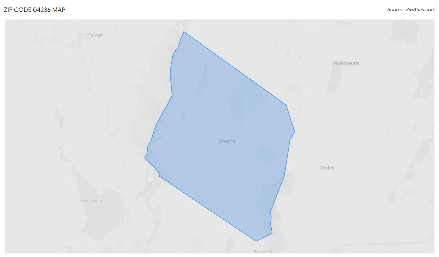 Zip Code 04236 Map