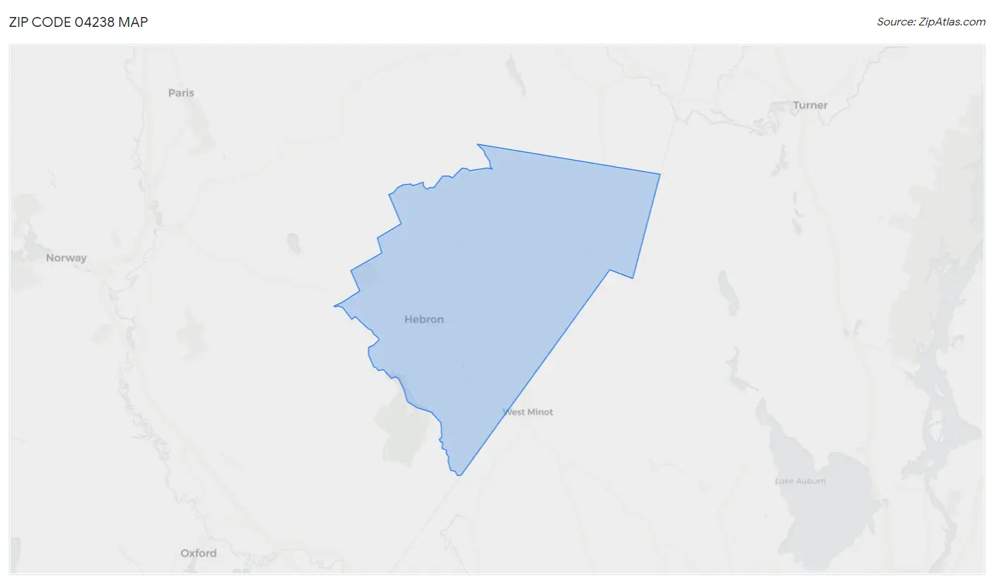 Zip Code 04238 Map