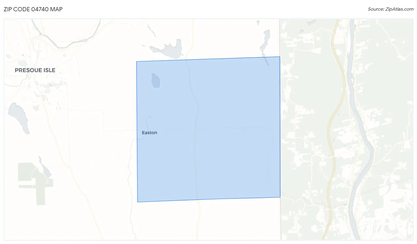 Zip Code 04740 Map