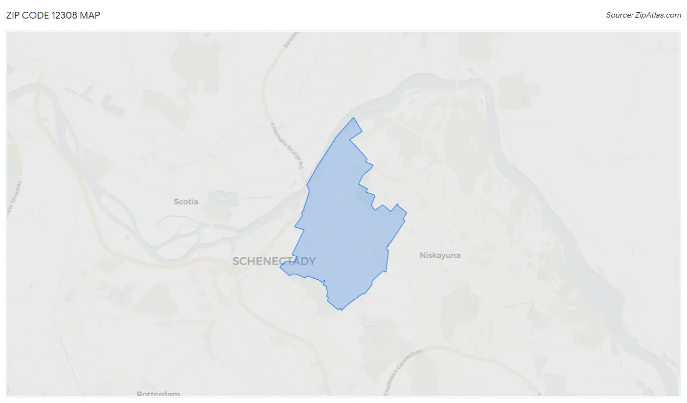 Zip Code 12308 Schenectady, NY 2023 Zip Atlas
