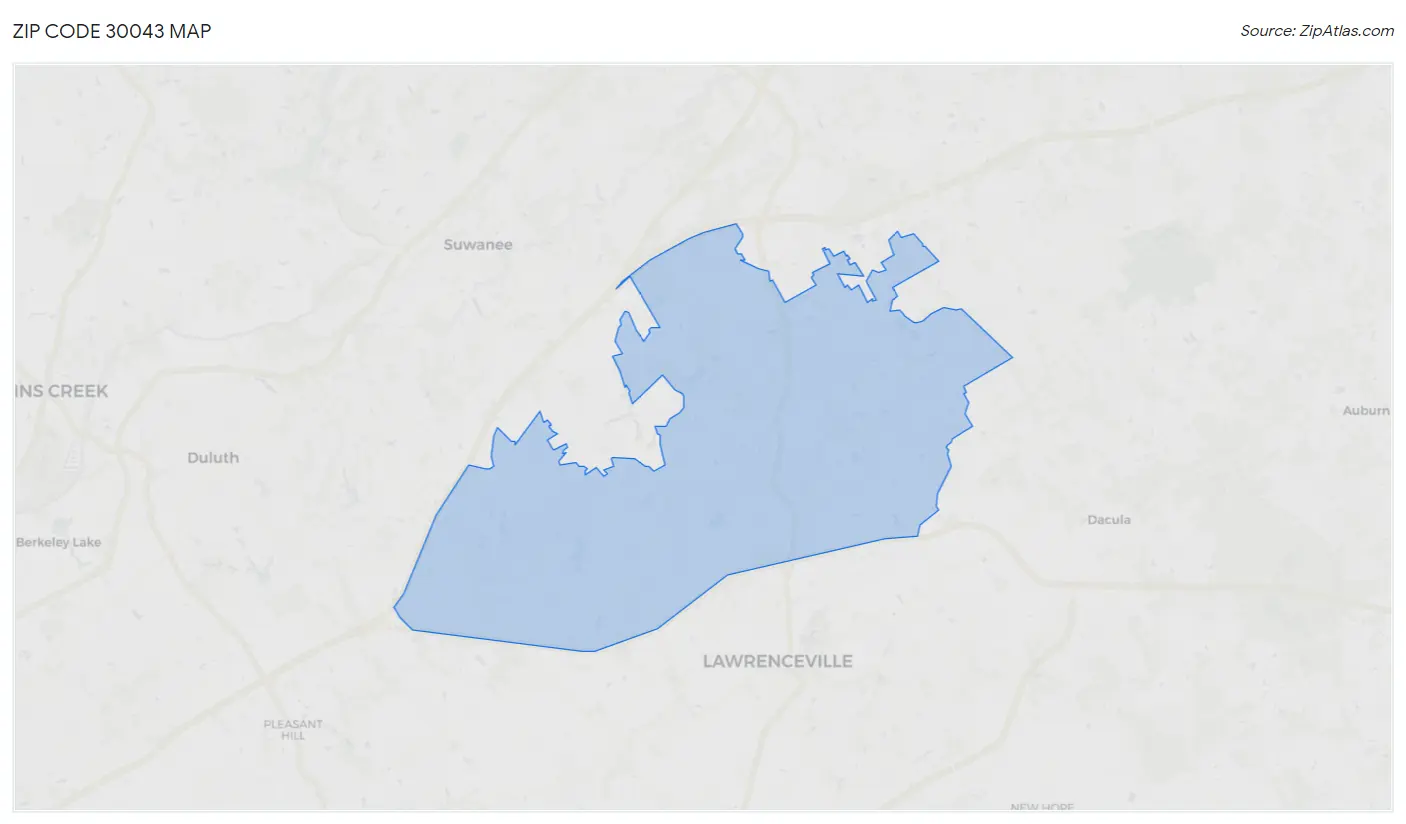30043 Zip Code Lawrenceville, GA 2023 Zip Atlas