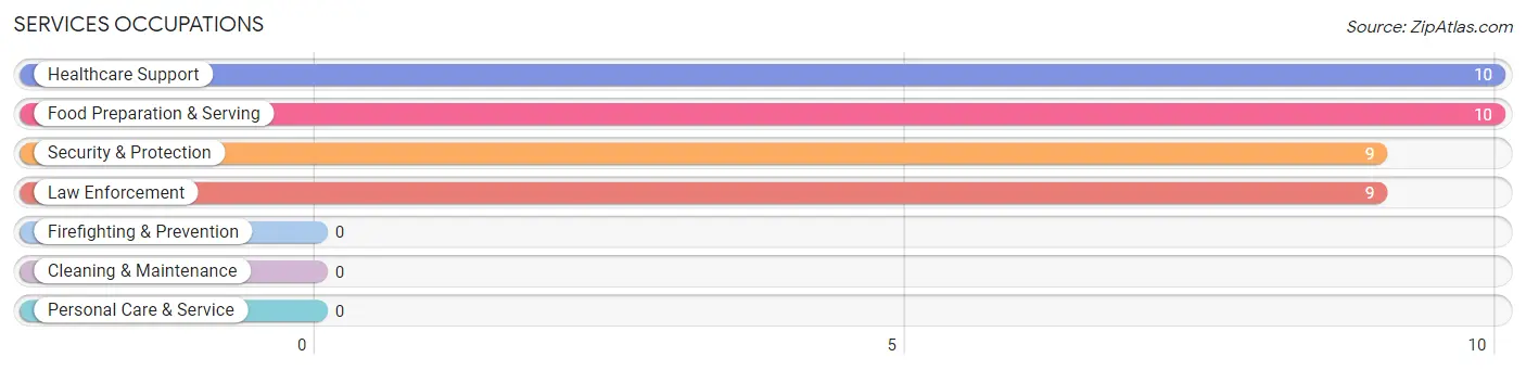 Services Occupations in Zip Code 40012