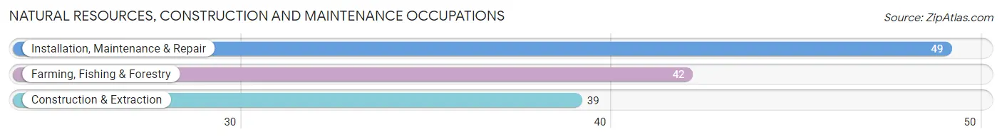 Natural Resources, Construction and Maintenance Occupations in Zip Code 40050