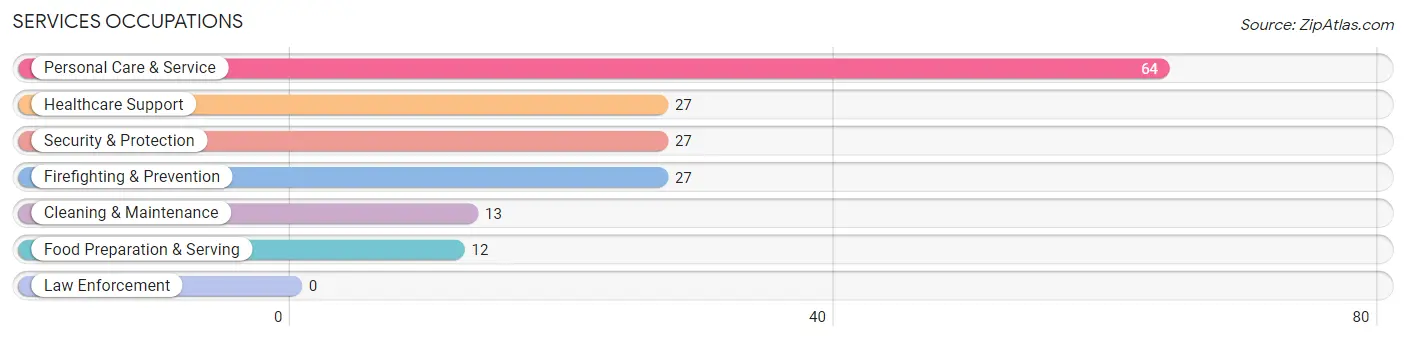 Services Occupations in Zip Code 40056