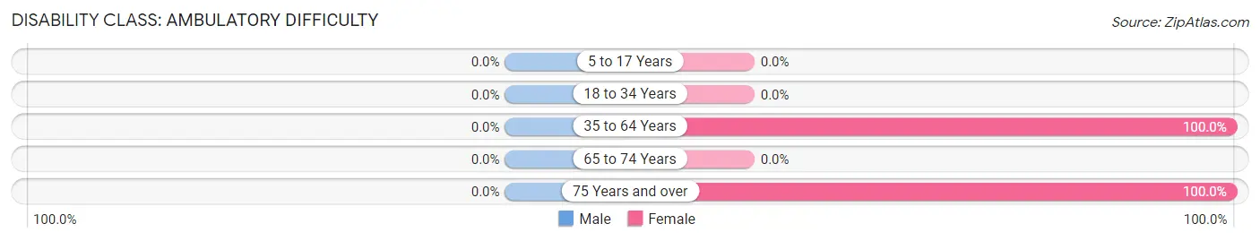 Disability in Zip Code 40058: <span>Ambulatory Difficulty</span>