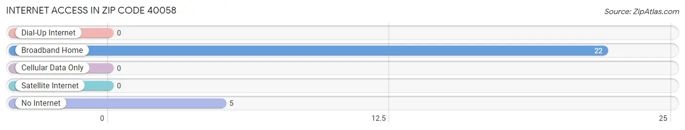 Internet Access in Zip Code 40058