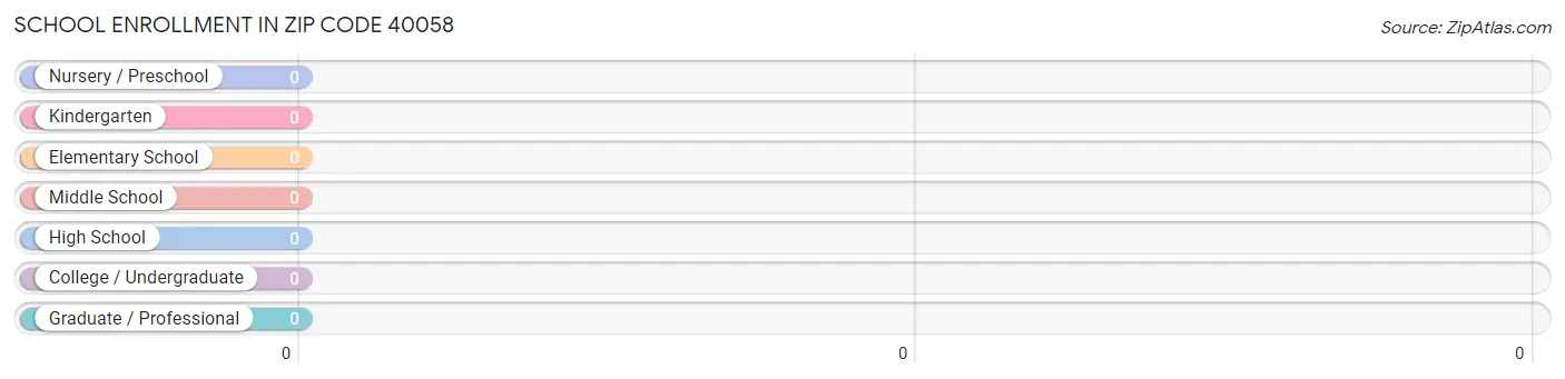 School Enrollment in Zip Code 40058