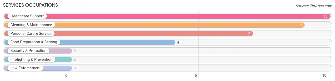 Services Occupations in Zip Code 40115