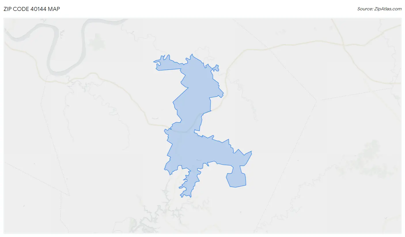 Zip Code 40144 Map