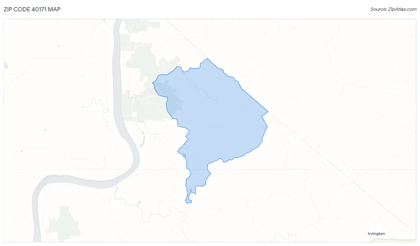 Zip Code 40171 Map