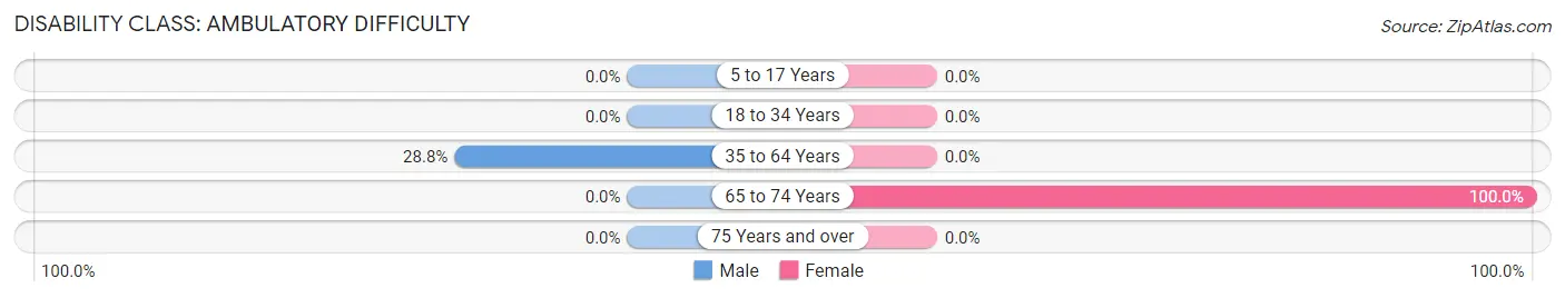 Disability in Zip Code 40316: <span>Ambulatory Difficulty</span>
