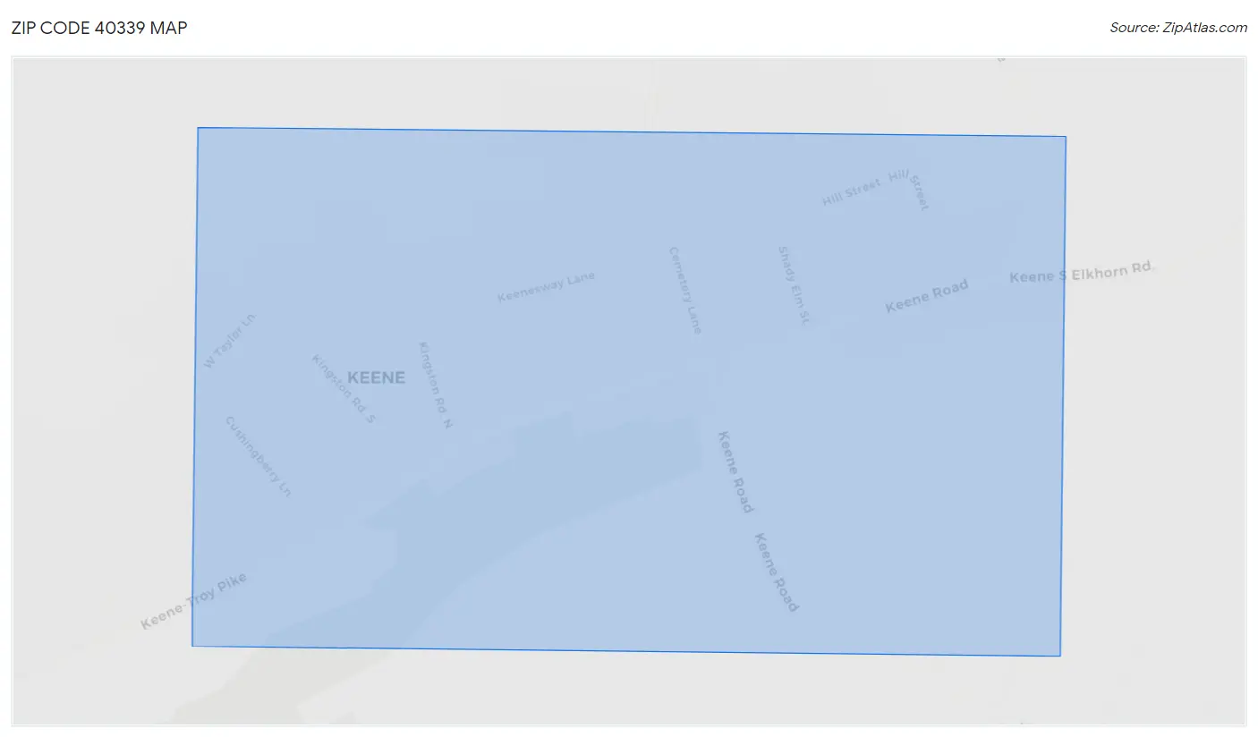 Zip Code 40339 Map
