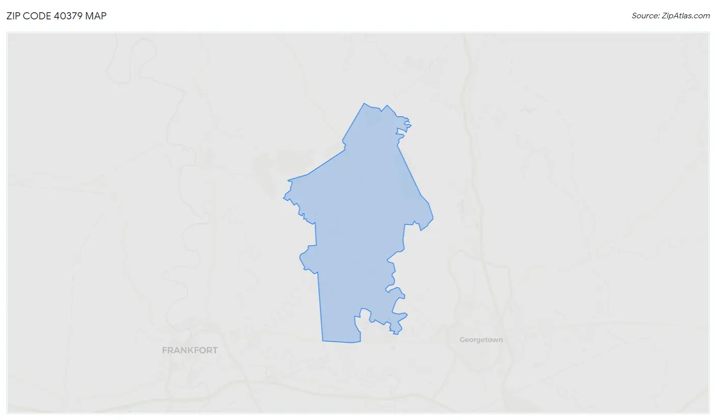 Zip Code 40379 Map