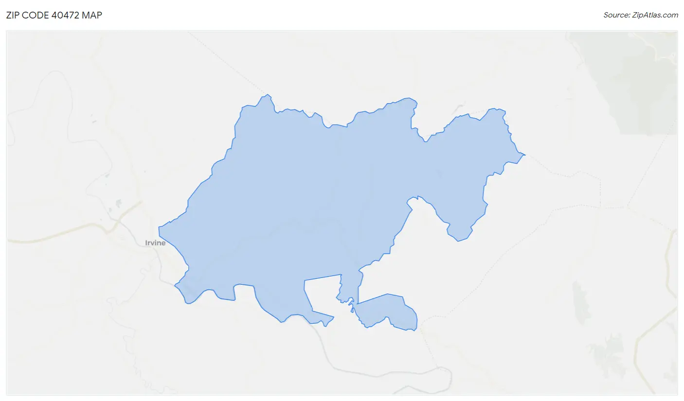 Zip Code 40472 Map