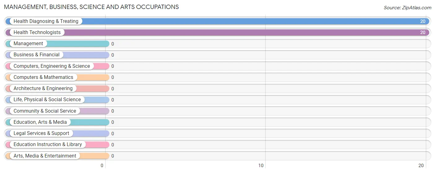 Management, Business, Science and Arts Occupations in Zip Code 40763