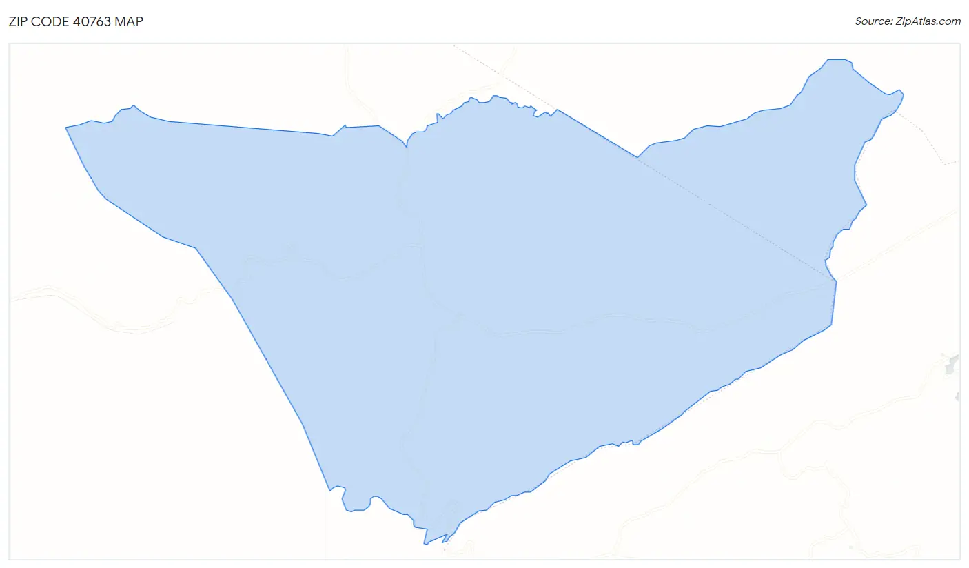 Zip Code 40763 Map