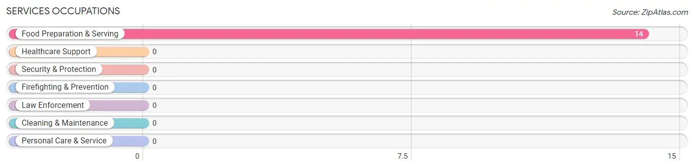 Services Occupations in Zip Code 40847