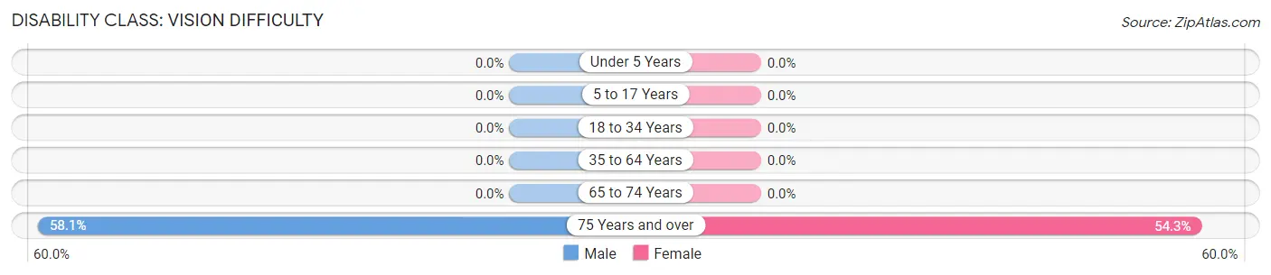 Disability in Zip Code 40863: <span>Vision Difficulty</span>